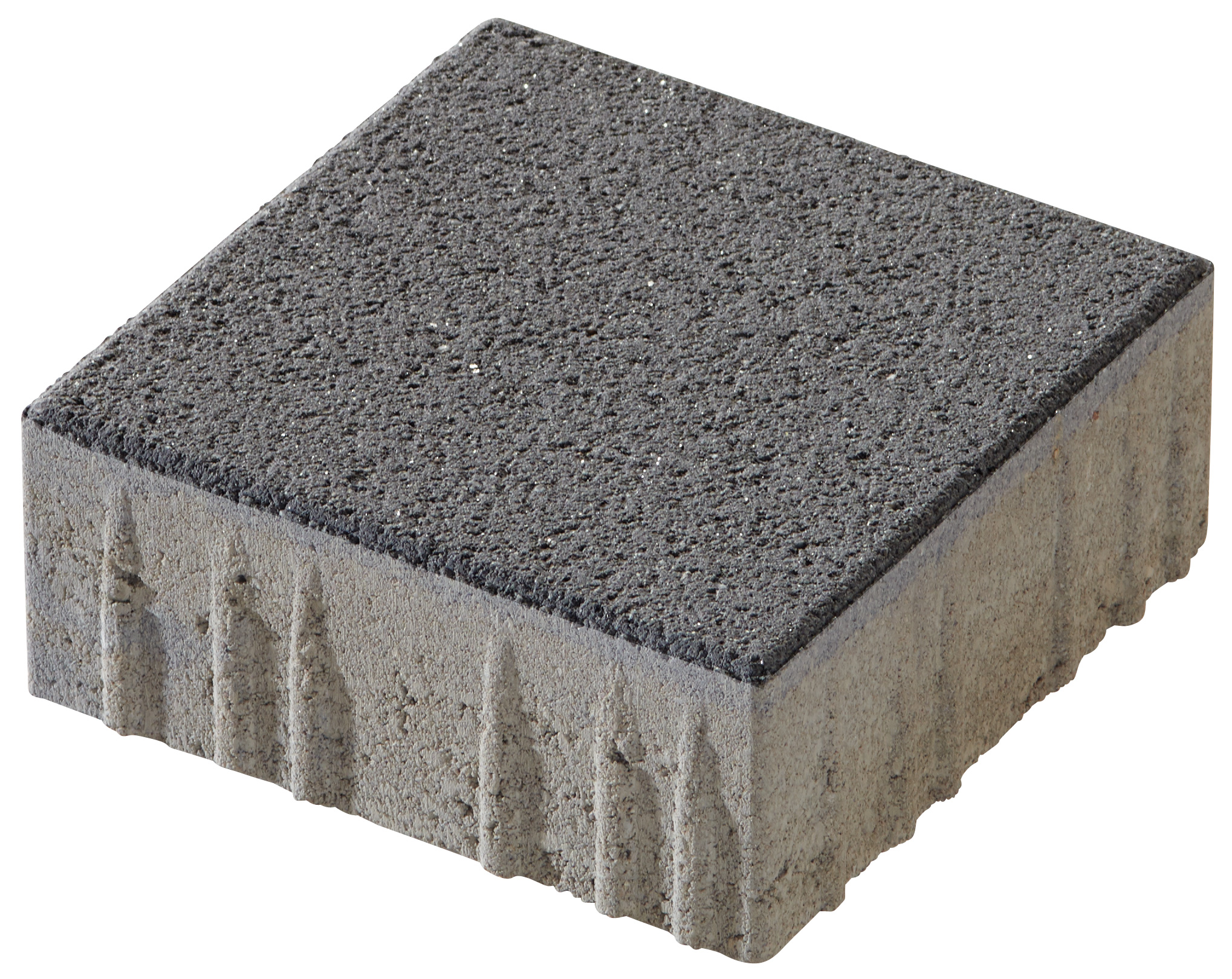 Plaster Vios 20x20x8cm anthracite shot-peened