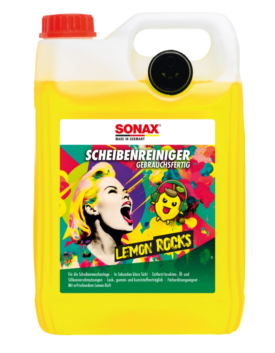 SONAX Windscreen Cleaner Lemon Rocks 5l ready mix