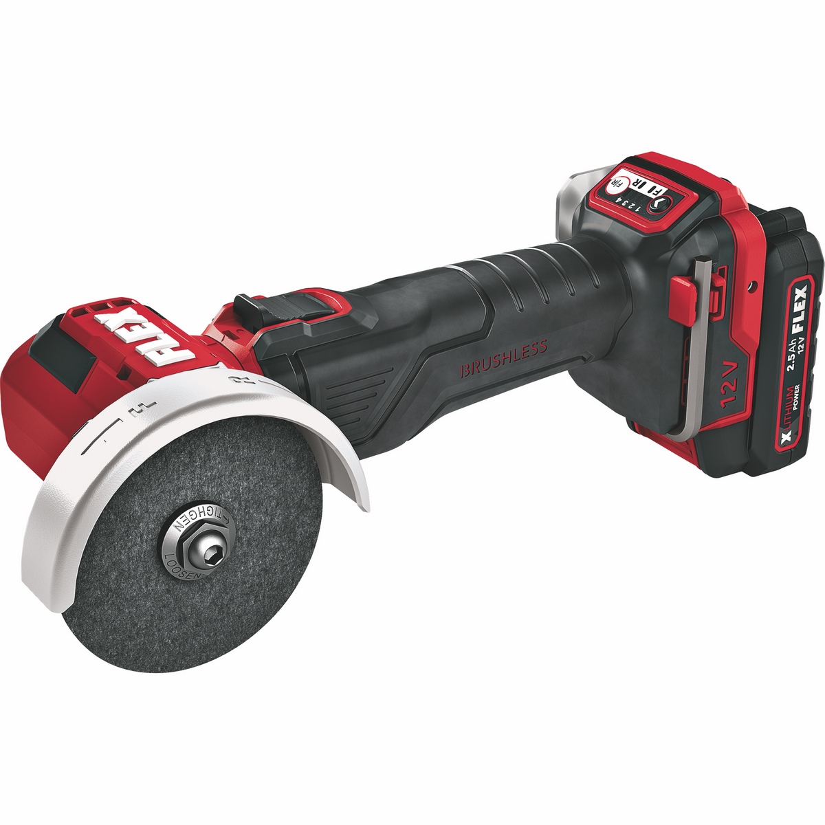FLEX Akumulatorowa mini szlifierka kątowa 12V 76mm LBE 76 12-EC C - 531717