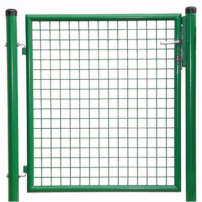 Brama ogrodowa 1-skrzydłowa 1000x1250mm ocynkowana i malowana proszkowo na zielono RAL 6005