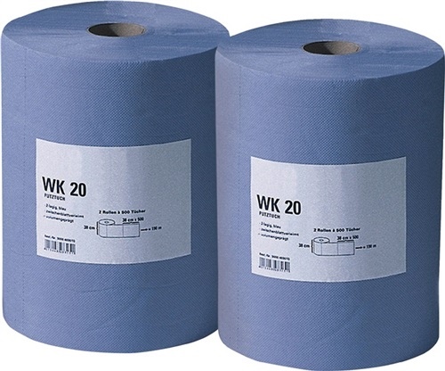 Promat Putztuch WK 20 blau 2-lagig 380x380mm volumengeprägt 500