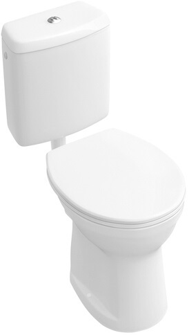 V&B OMNIA CLASSIC 355x465mm poziomy odpływ spłukujący biały C+