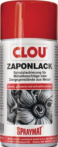 Zapon lacquer (metal varnish) SPRAYMAT 300 colourless glossy ml spray can CLOU