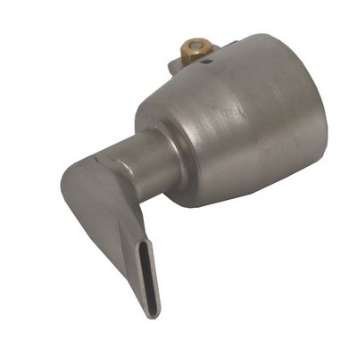 Heart wide slot nozzle 20mm 90° curved, push-fit on hand welder