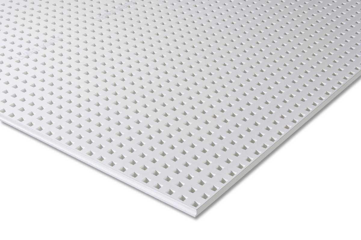 Knauf Cleaneo linear 12/25R 1200x2000 12.5mm white Fv.
