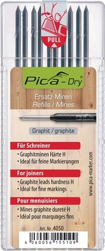 Zestaw kopalniany 10 szt. grafit H Pica Dry 4050
