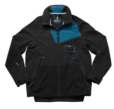 MASCOT® ADVANCED Jacke Stretchstoff schwarz/dunkelpetroleum Gr.XL