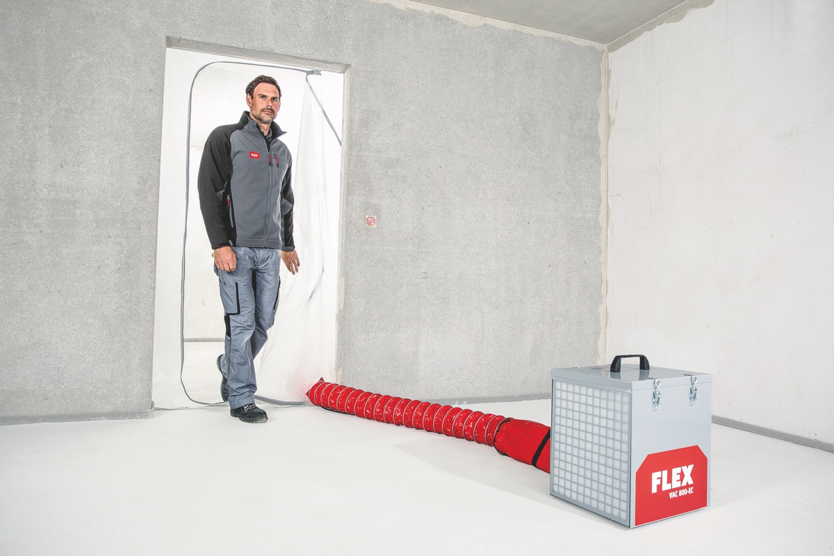 FLEX VAC 800-EC Air Protect 14 Set Luftreiniger mit HEPA-14 Filter