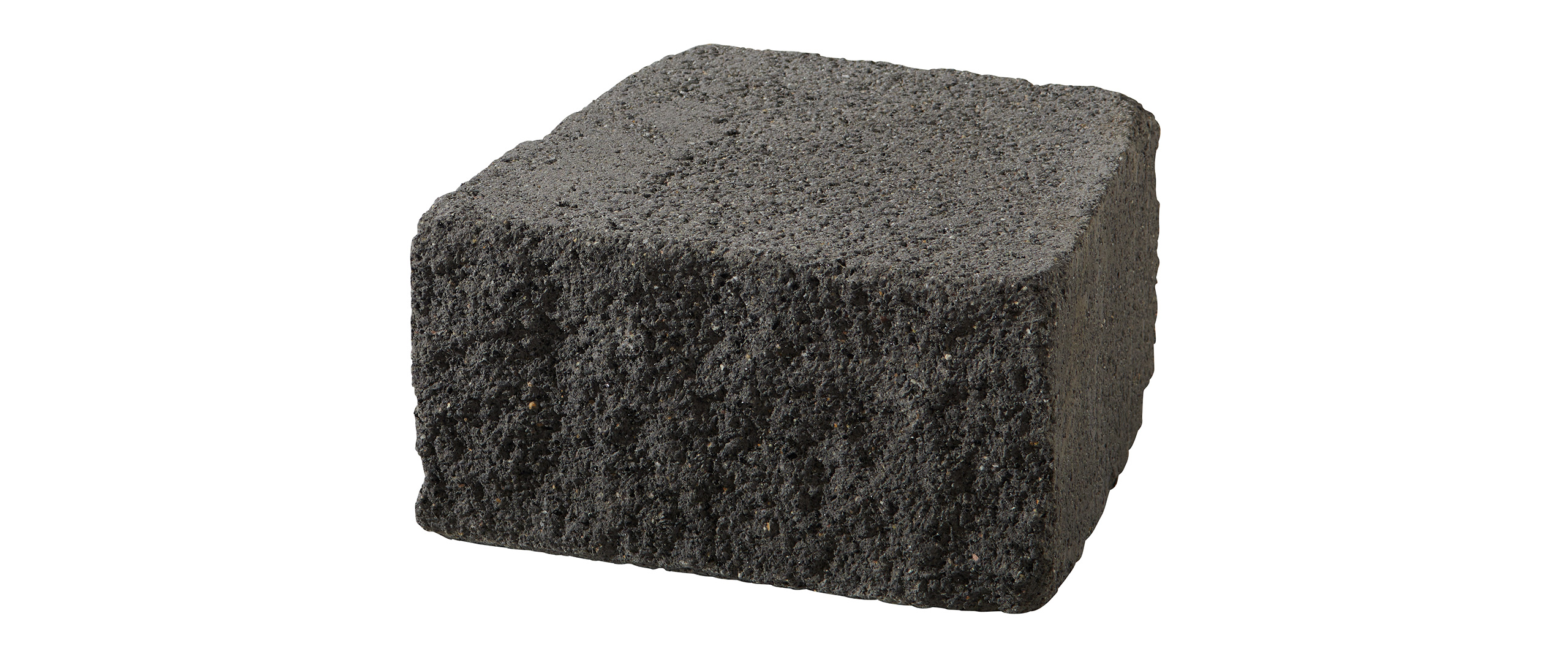 Radius stone Vermont cover stone basan anthracite. burnt. aged. struck.
