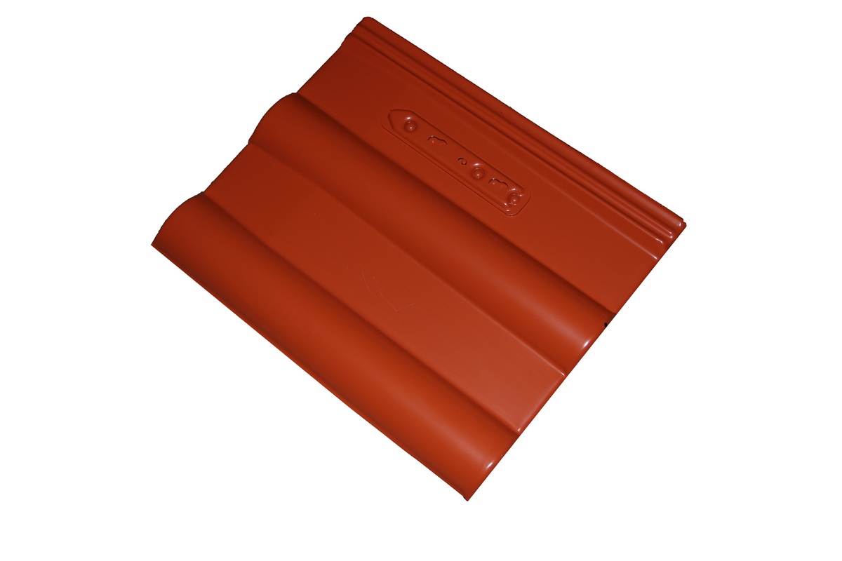LEH PB metal roof panel Frankfurter Pfanne "Click17" brick red