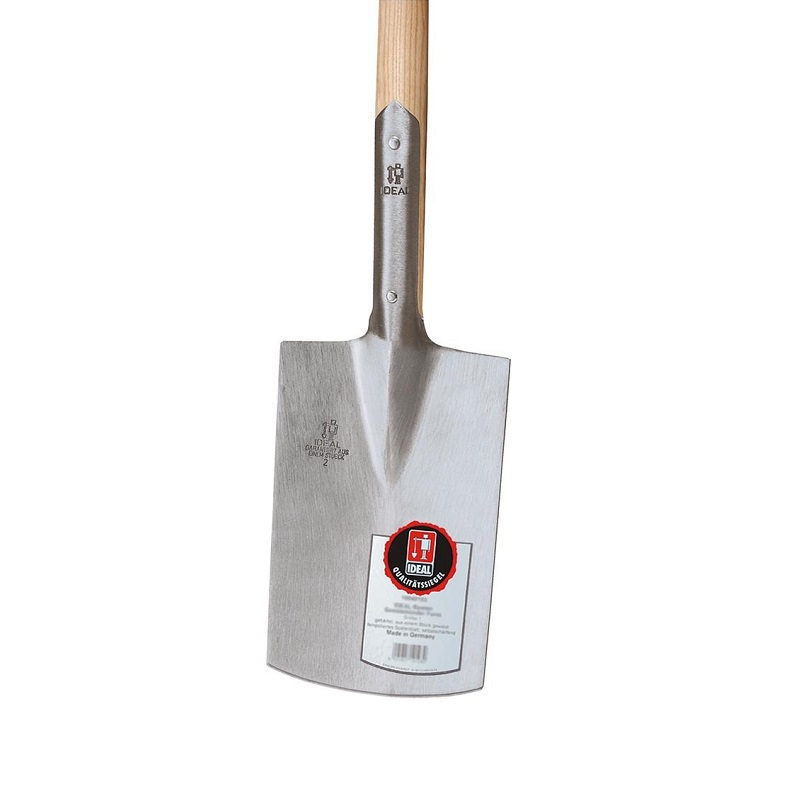 Ideal Spaten Gärtner Form feinpol. Blatt Eschen-Knopfstiel 100 cm
