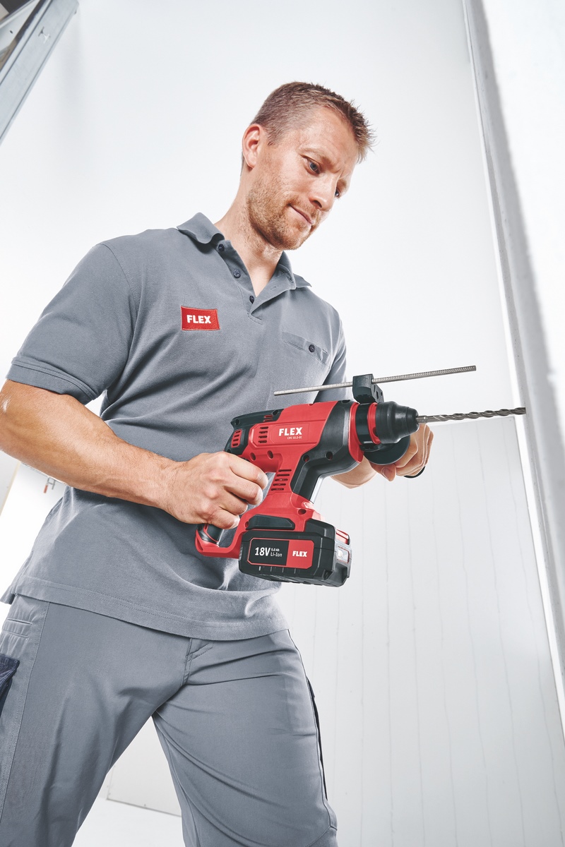 FLEX Cordless combi hammer drill 18 V CHE 18.0-EC C - 491284