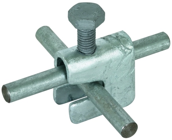 Armouring clamp St/tZn Rd 6-10/Rd 6-10 Type VK A UNI ST Verb. Round earth electrode