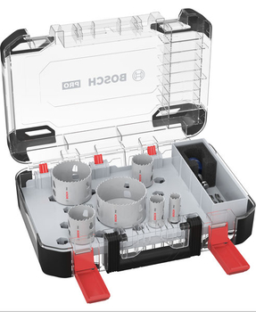 Zestaw otwornic Bosch Multi Material 9 szt. PRO PowerChange Plus różne średnice średnica