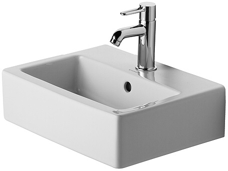 Duravit umywalka spłukiwana ręcznie VERO 450x350mm biały#