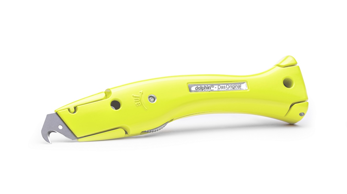 Delphin®-03 Colour Edition Signal Yellow Universal Knife incl. plastic sheath