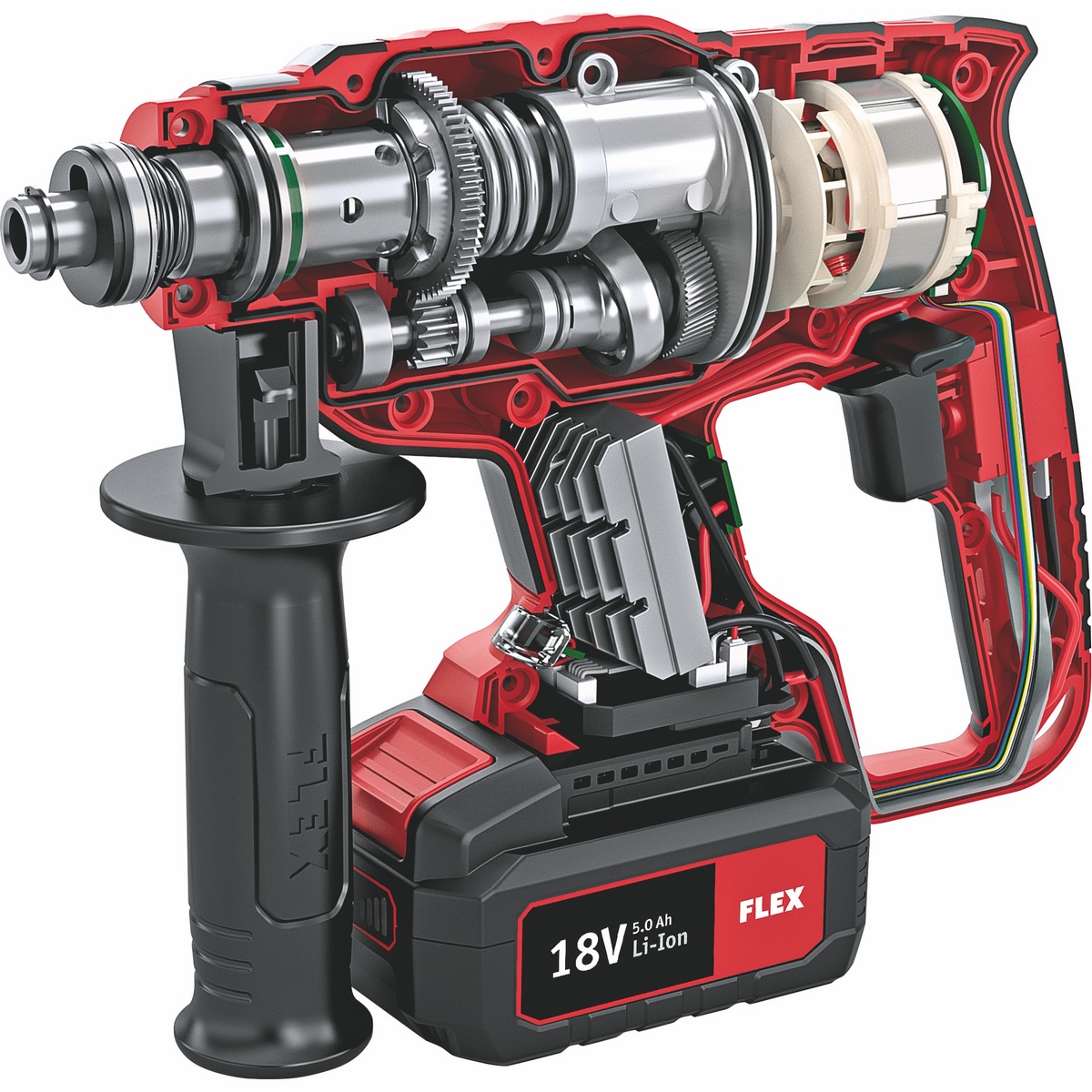 FLEX Cordless combi hammer drill 18 V CHE 18.0-EC C - 491284
