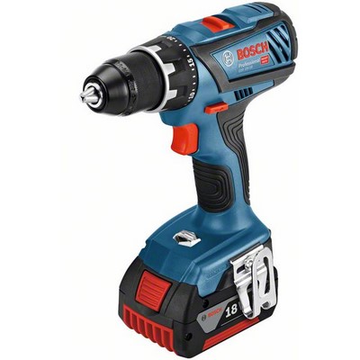 Akumulatorowa wiertarko-wkrętarka Bosch GSR 18V-28 2x4,0 Ah z ładowarką L-BOXX