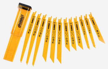 SBD reciprocating saw blade set Mix 12 pcs DEWALT