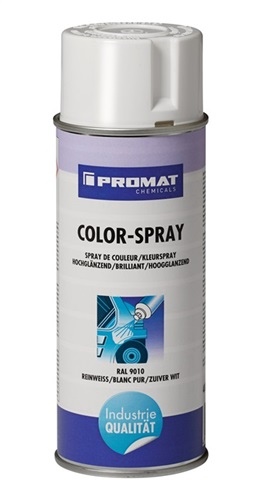 Colour spray pure white high-gloss 9010 400 ml spray can CHEMICALS