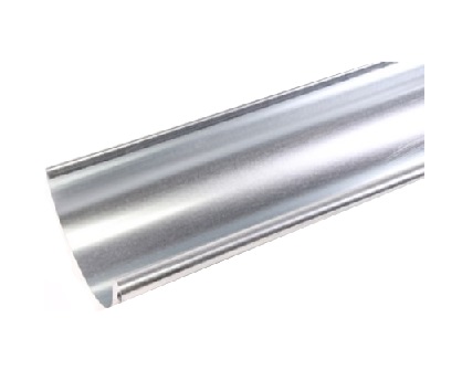 Galvanised gutter 25 0.6mm . large bead Length 5.00m