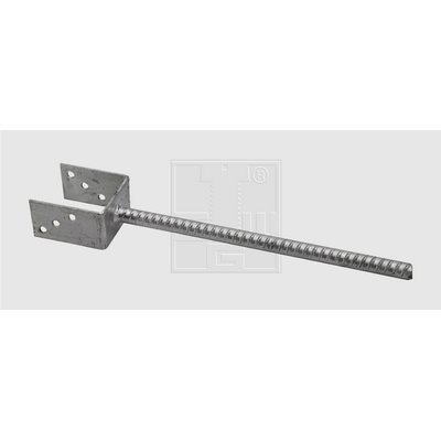 SWG support shoe U-shape 101x400mm Dolle