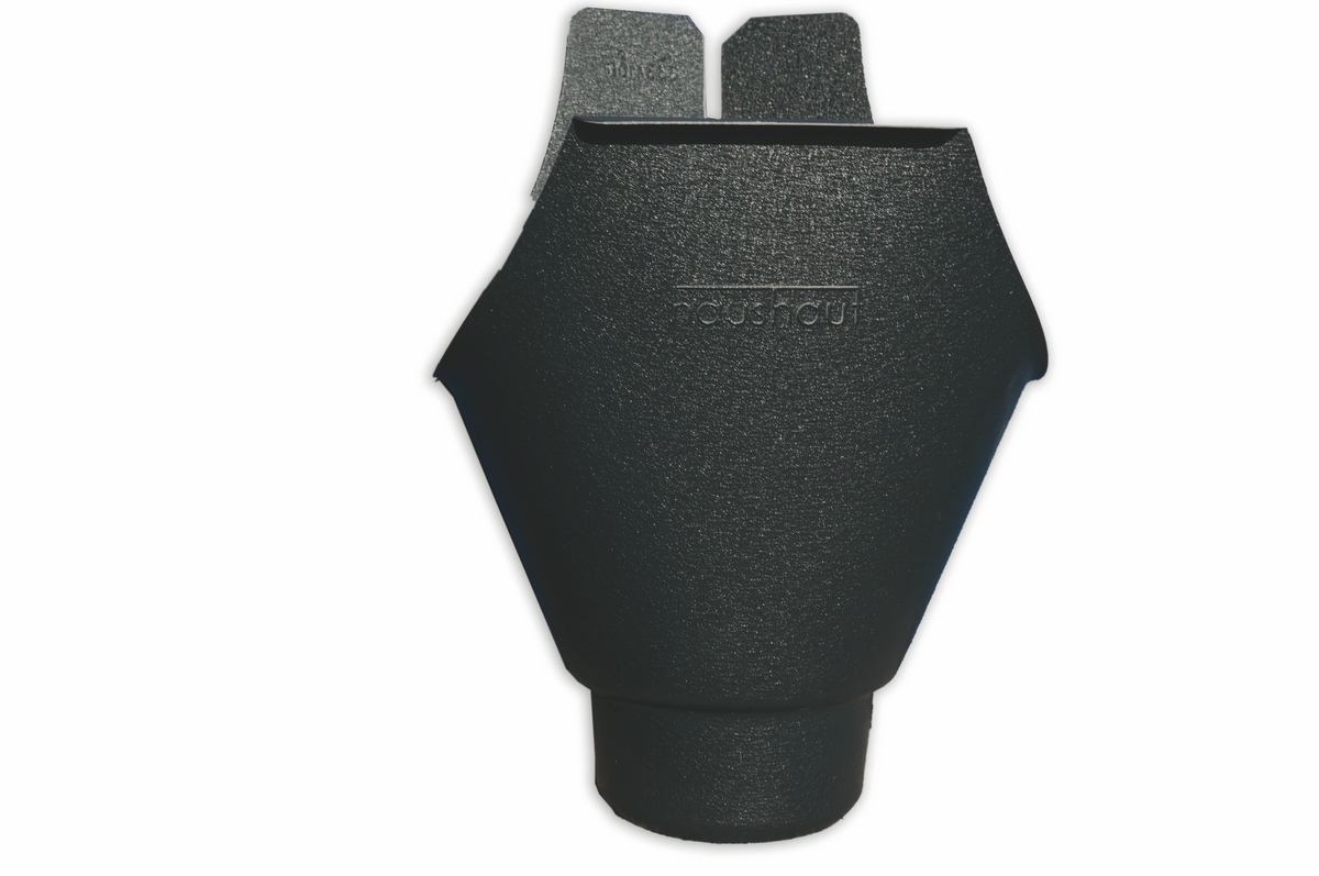 Okładzina domu Aluminiowa nasadka rynny 0,7 mm 280/80 mm Dom szary Perły