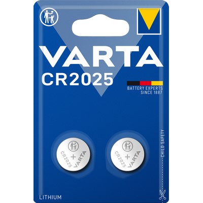 Ogniwo guzikowe VARTA Electronics CR2025 opakowanie blister 2 szt.