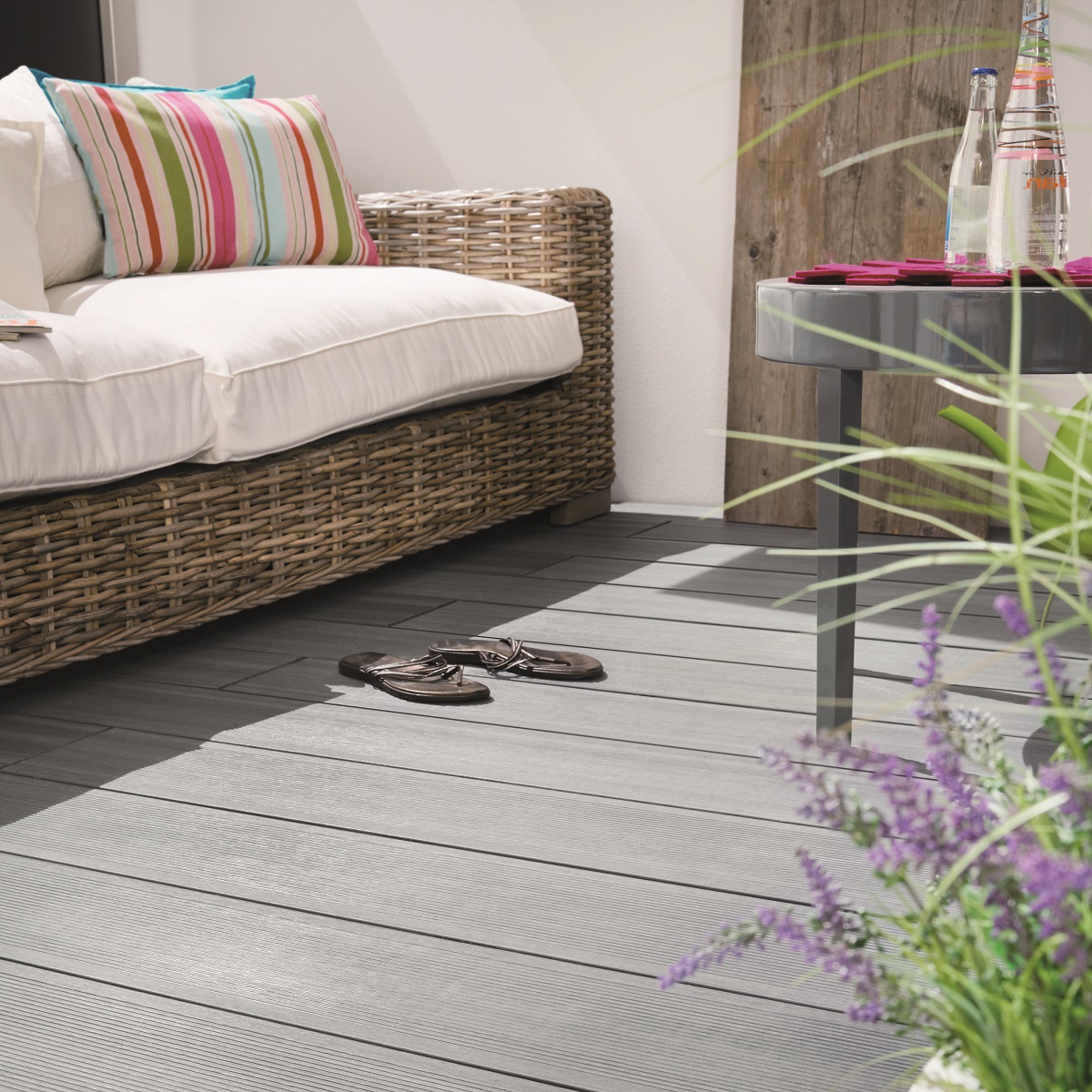 Deska WPC Dreamdeck Platinum szara 20x195x4000 mm
