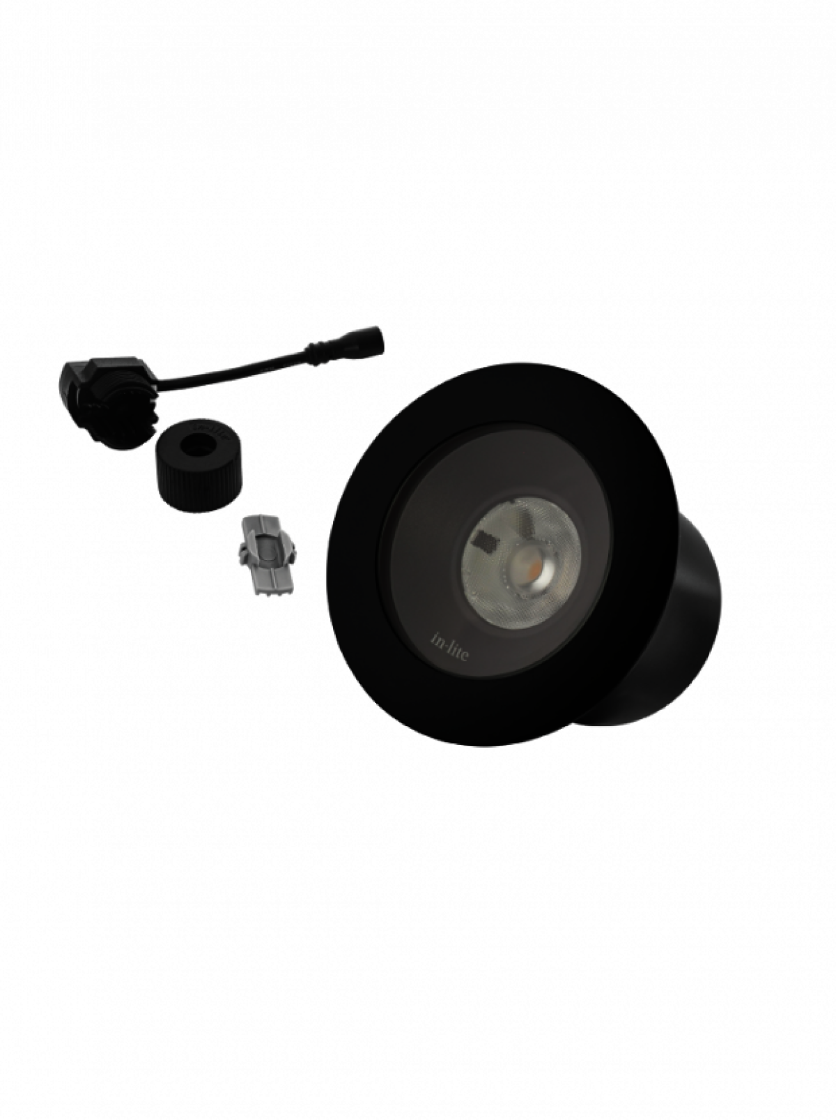 in-lite recessed light LED NERO (UPDATE) 12V 3W Alu. Charcoal