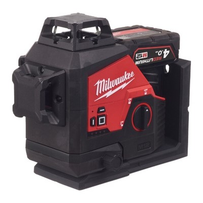 Milwaukee M12™ 3 x 360° cross line laser M12 3PL-401C incl. battery + charger