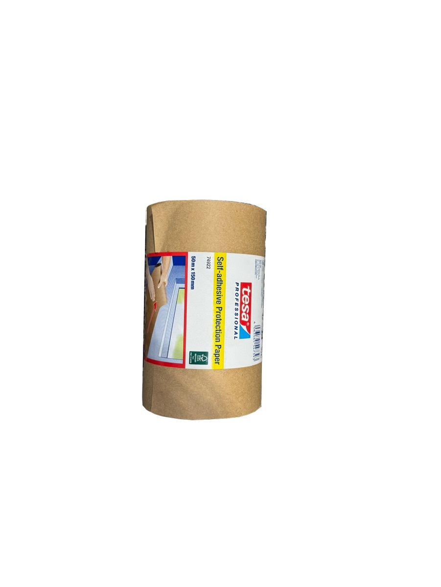 tesa® Professional 74922 50m x 150mm self-adhesive protective paper chamois