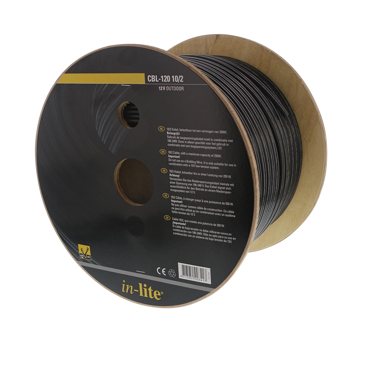 kabel in-lite CBL-120 10 2 12V 120m