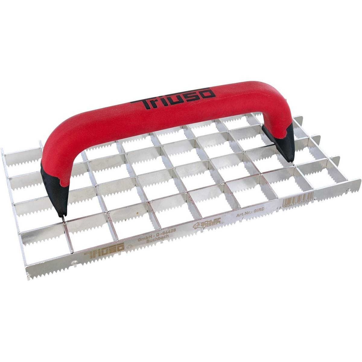 Triuso professional sanding rasp Sanding tiger 290x150mm stainless steel 2-component handle