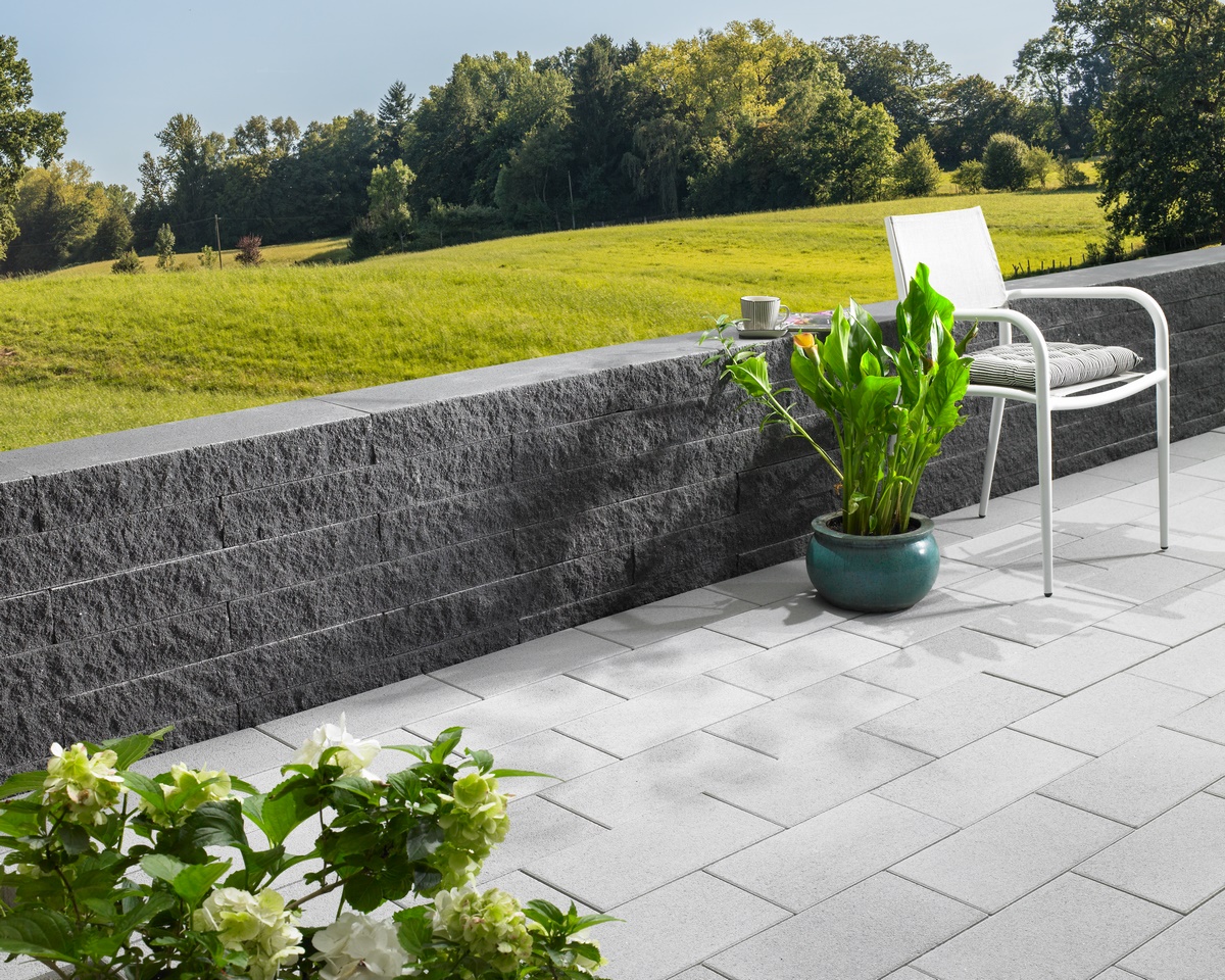 Can Cubaro wall system anthracite 67.5x22.5x10cm coping stone