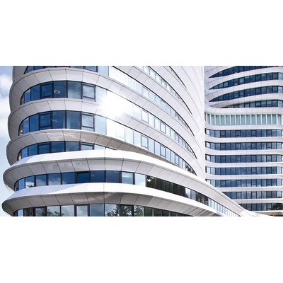 ALPOLIC/fr DE-MA9100-G30 Pure White 4010x1535x4mm z folią