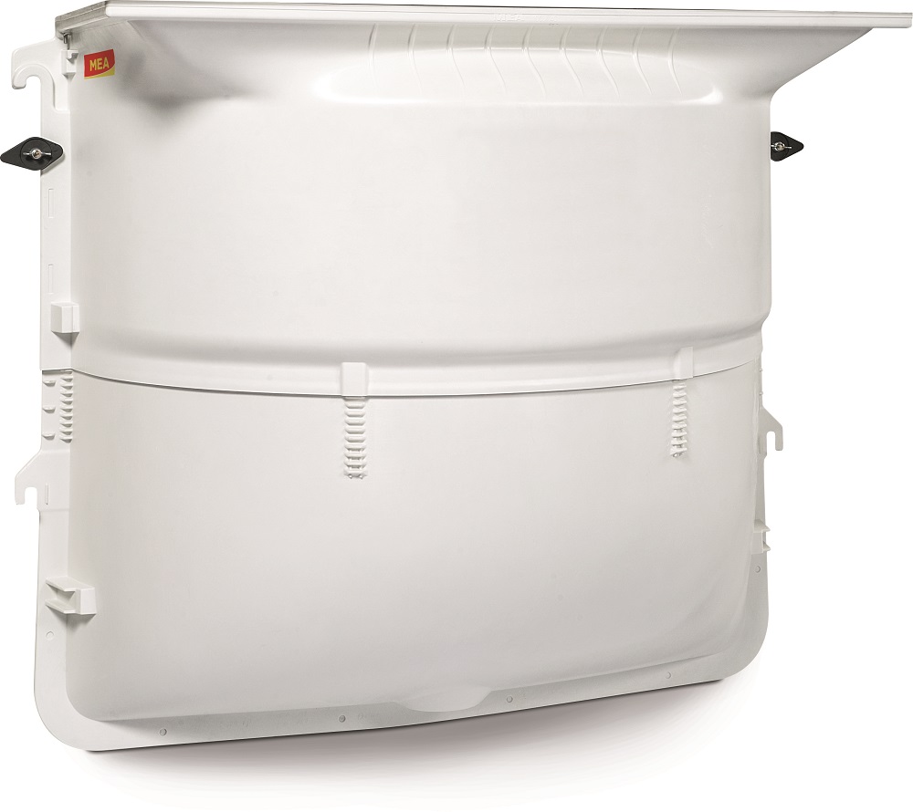 MEAMAX LS 100x60-85x40cm light well body w.integrated top