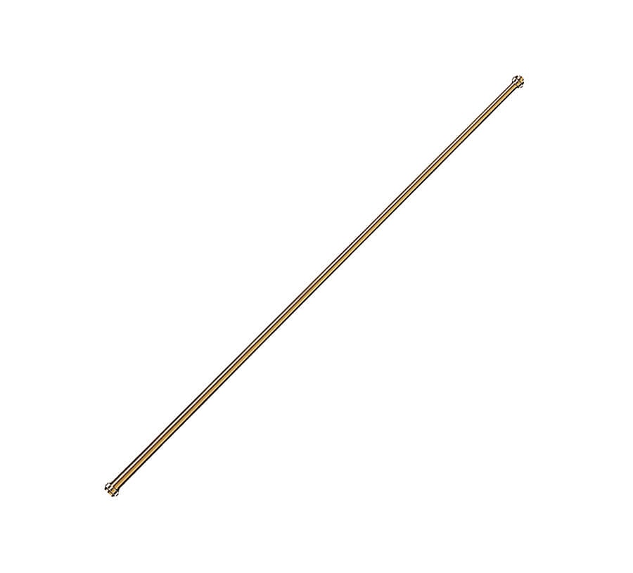 Mesto extension tube straight 100cm made of brass