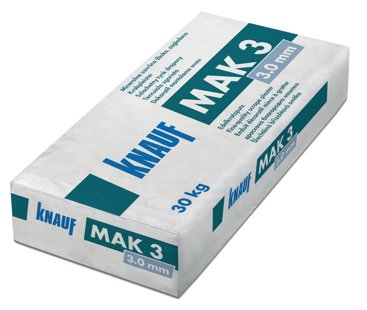 Knauf Mak3 3.0mm biały 30kg dwuwarstwowy tynk drapany. Ziarno marmuru