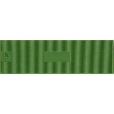 Triuso shims 100x30x5mm green plastic 30 pieces - KU5