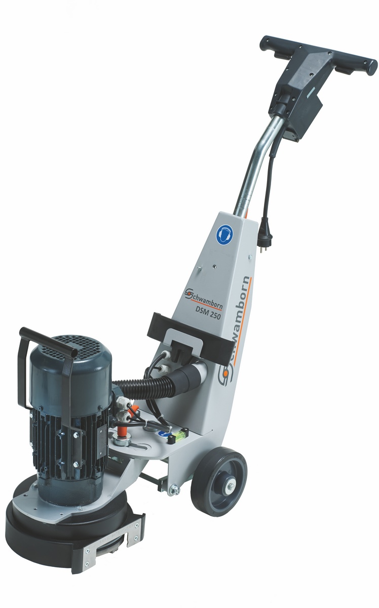 Schwamborn DSM 250 edge grinder for ergonomic concrete grinding