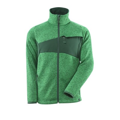 MASCOT® Strickpullover m. Reißver. grasgrün/grün Gr. XL