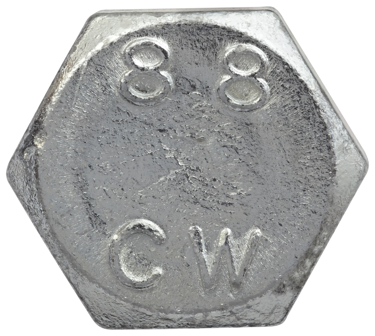 SWG threaded screw hexagon head 8.8 vz with nut DIN 931 18x60 - 5 pieces