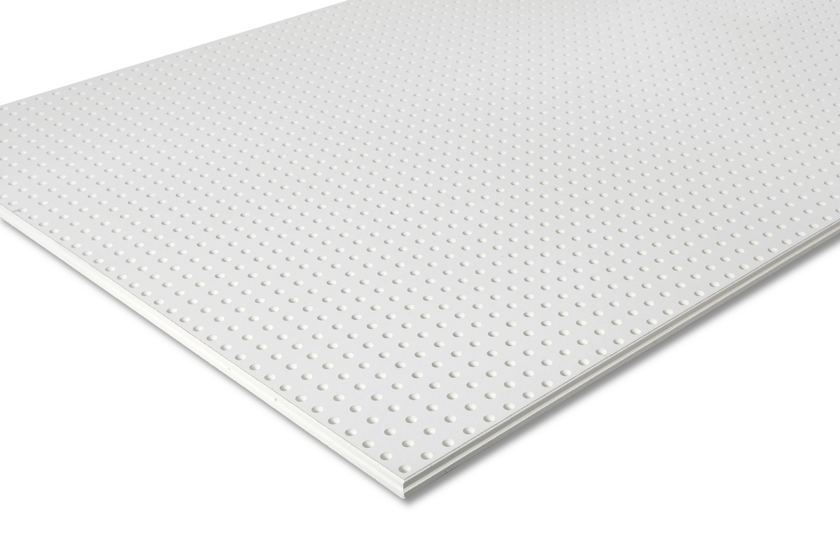 Knauf Cleaneo Complete weiß 8/18 Rundl. 620x1250 12.5mm schwarzes Fv.