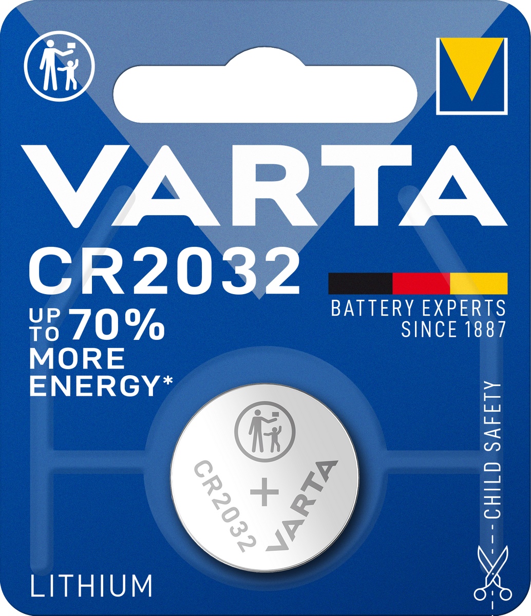 VARTA Lithium Coin CR2032 3V 1er Blister