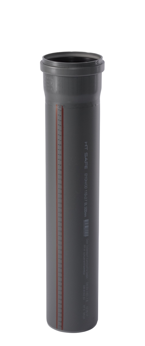 Rura HTsafeEM z mufą DN/OD 110 0,5m
