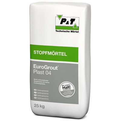 P&T EuroGrout Plast 04 25kg tamping mortar 0-4mm - 2011