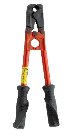 VBW Bolzen Vornschneider 370mm - 433040 rot lackiert ergonomische Griffe