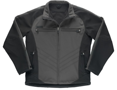 MASCOT® Dresden Softshelljacke dunkelanthrazit/schwarz Gr.XL