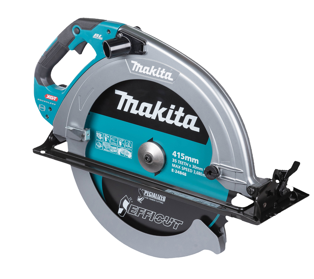 Makita cordless circular saw 158mm 40V without charger and batteries - HS013GZ